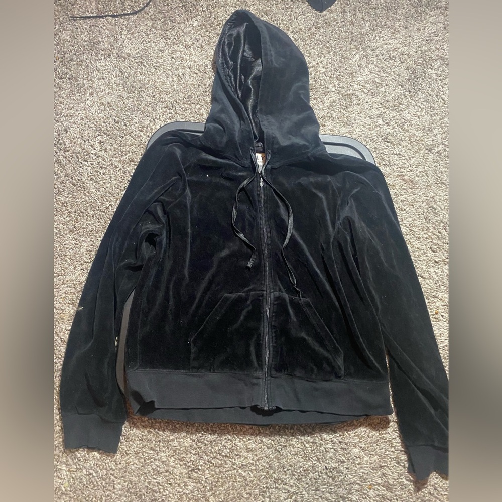 Velour Juicy Couture-Style Hoodie